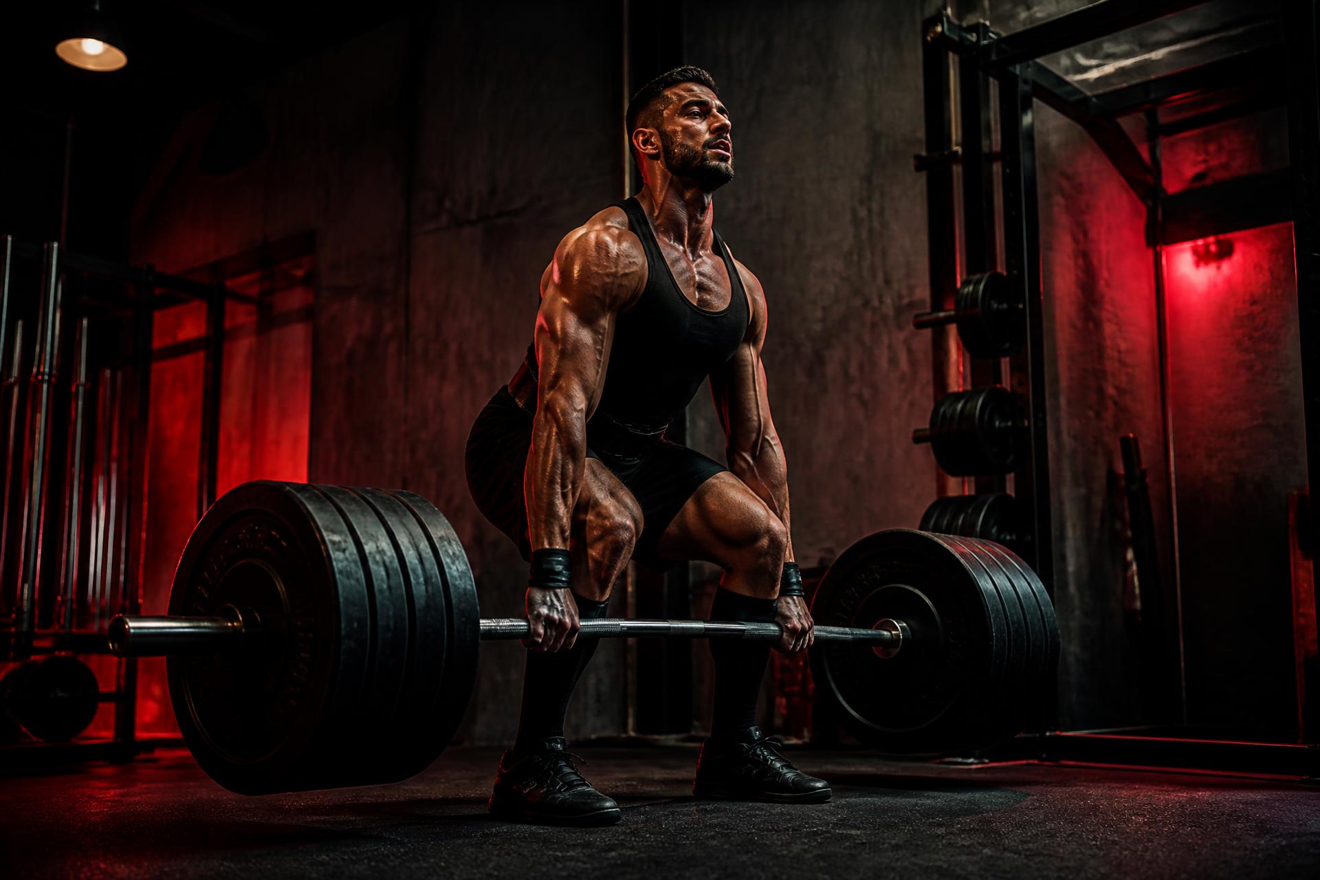 Athlete deadlifting at Be Strong Fitness